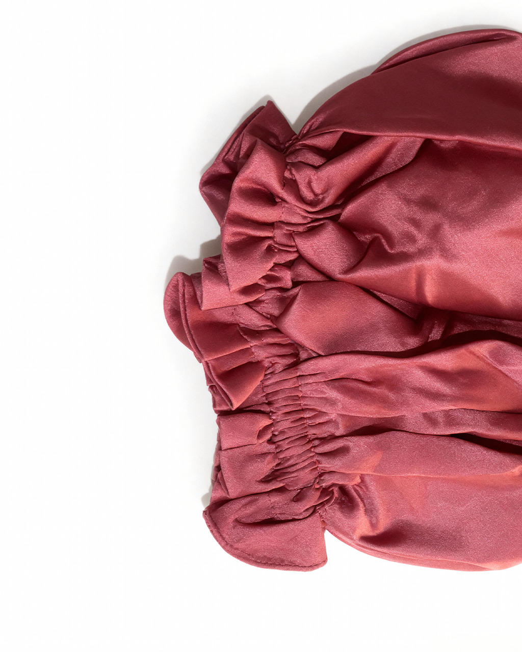 ELASTIC SATIN BONNET