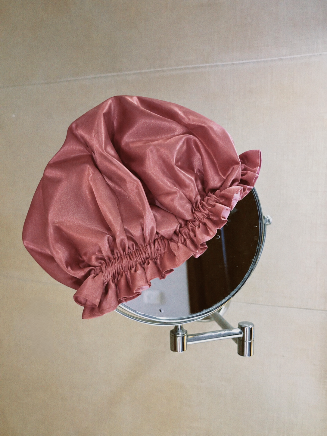 ELASTIC SATIN BONNET (set of 4)