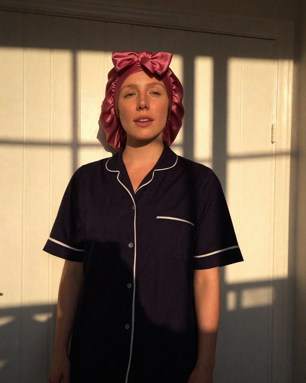 SATIN BONNET (set of 4)