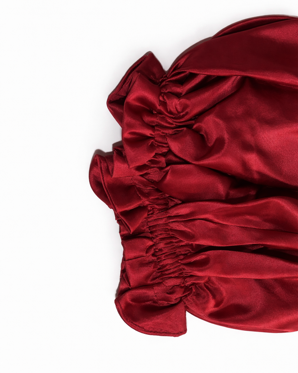 ELASTIC SATIN BONNET